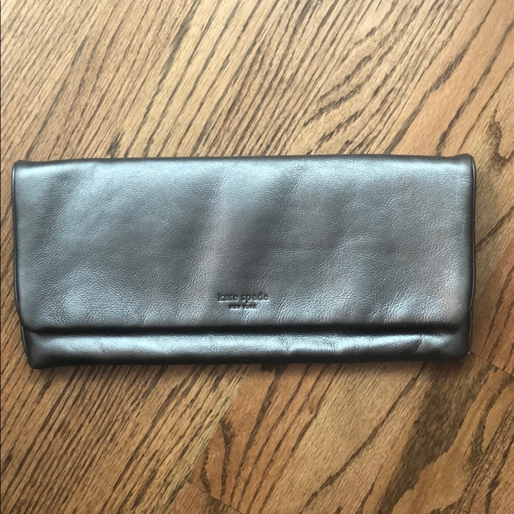 Metallic Kate Spade Clutch